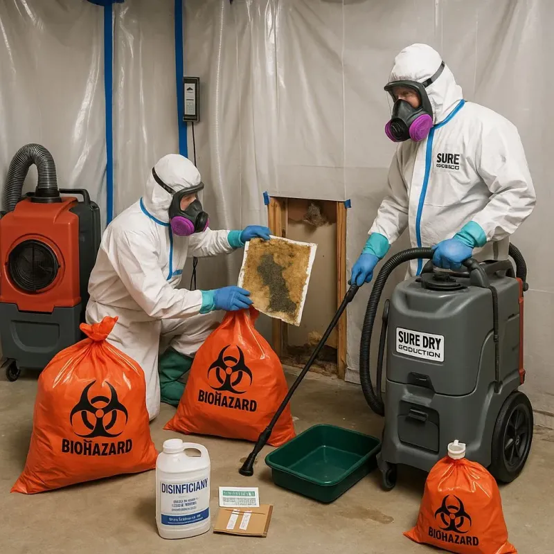 Contaminated Water Handling Protocols process in McComb, OH